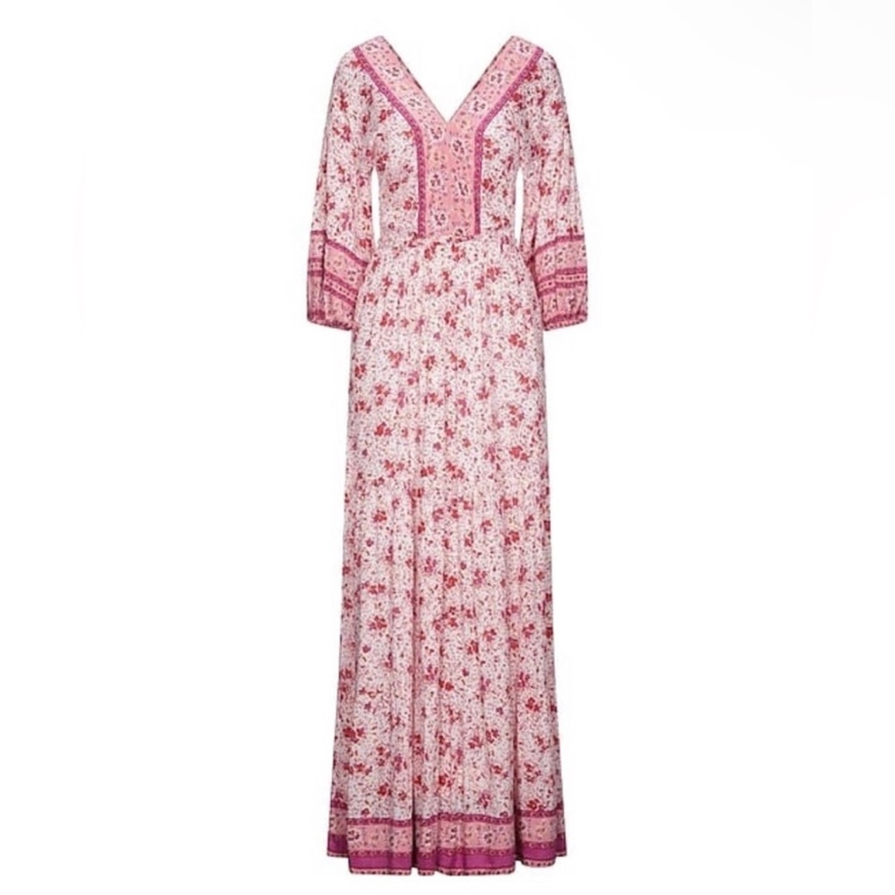 Poupette St Barth Mya Floral Maxi Dress